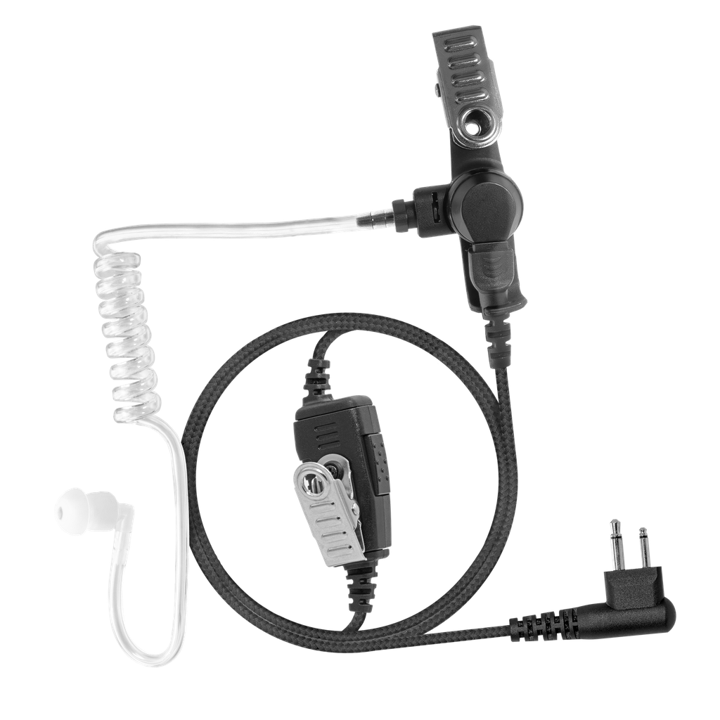 1-Wire Acoustic Tube Earpiece with Braided Fiber Cloth