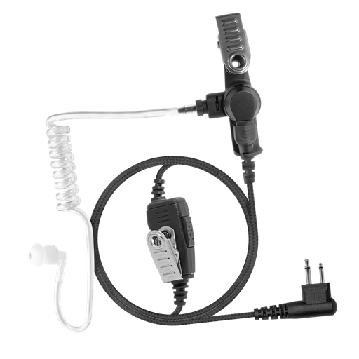 [AT+1W-K] 1-Wire Acoustic Tube Earpiece with Braided Fiber Cloth
